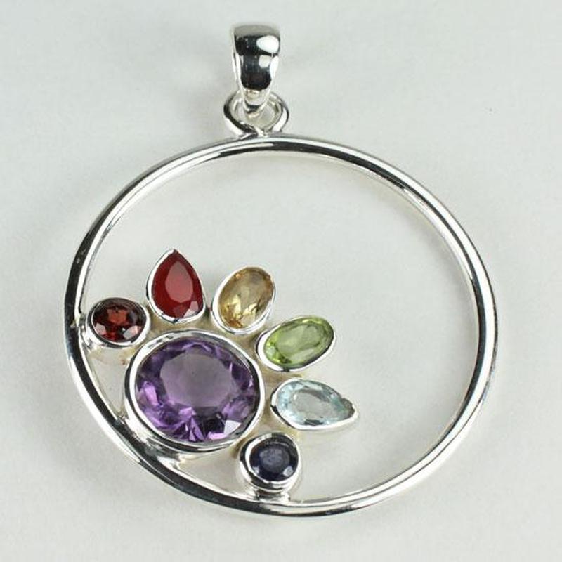 Good Day Sunshine Pendant Sterling Silver || .925 Sterling Silver-Nature's Treasures