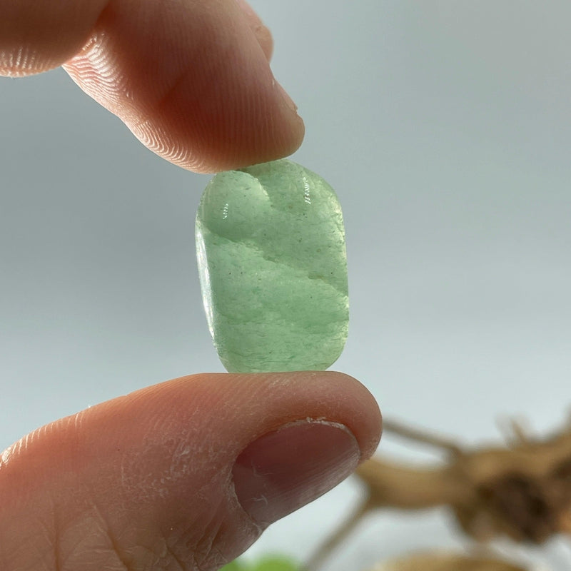 Green Aventurine "A" Grade Tumbles || Mental Clarity || India-Nature's Treasures