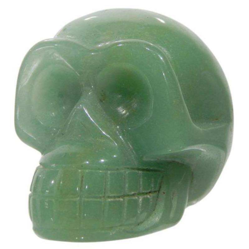 Green Aventurine Skull-Nature's Treasures