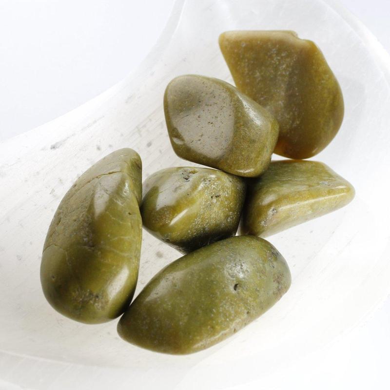 Green Opal Tumble-Nature's Treasures