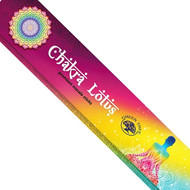 Green Tree "Chakra Lotus" Masala Incense Sticks - 15 gr-Nature's Treasures