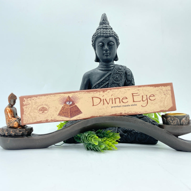 Green Tree "Divine Eye" Masala Incense Sticks - 15 gr-Nature's Treasures