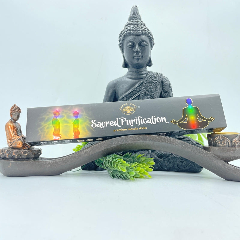 Green Tree "Sacred Purification" Masala Incense Sticks - 15g-Nature's Treasures