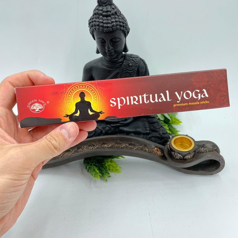 Green Tree "Spiritual Yoga" Masala Incense Sticks 15gr-Nature's Treasures
