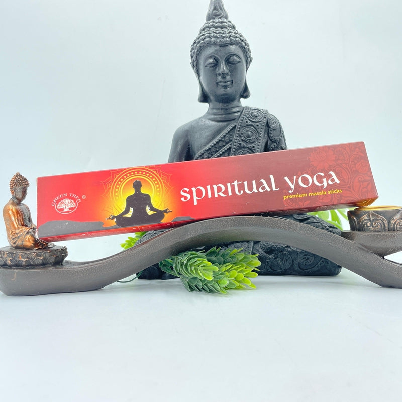 Green Tree "Spiritual Yoga" Masala Incense Sticks 15gr-Nature's Treasures