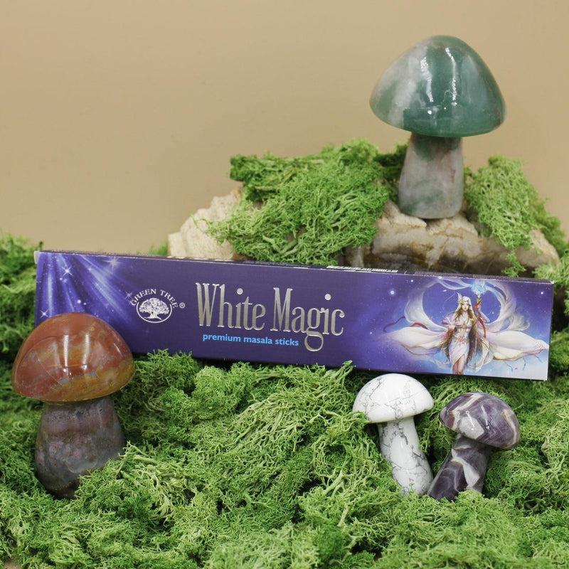 Green Tree "White Magic" Masala Incense - 15 gram-Nature's Treasures