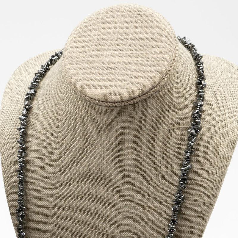 Hematite Chip Necklace-Nature's Treasures