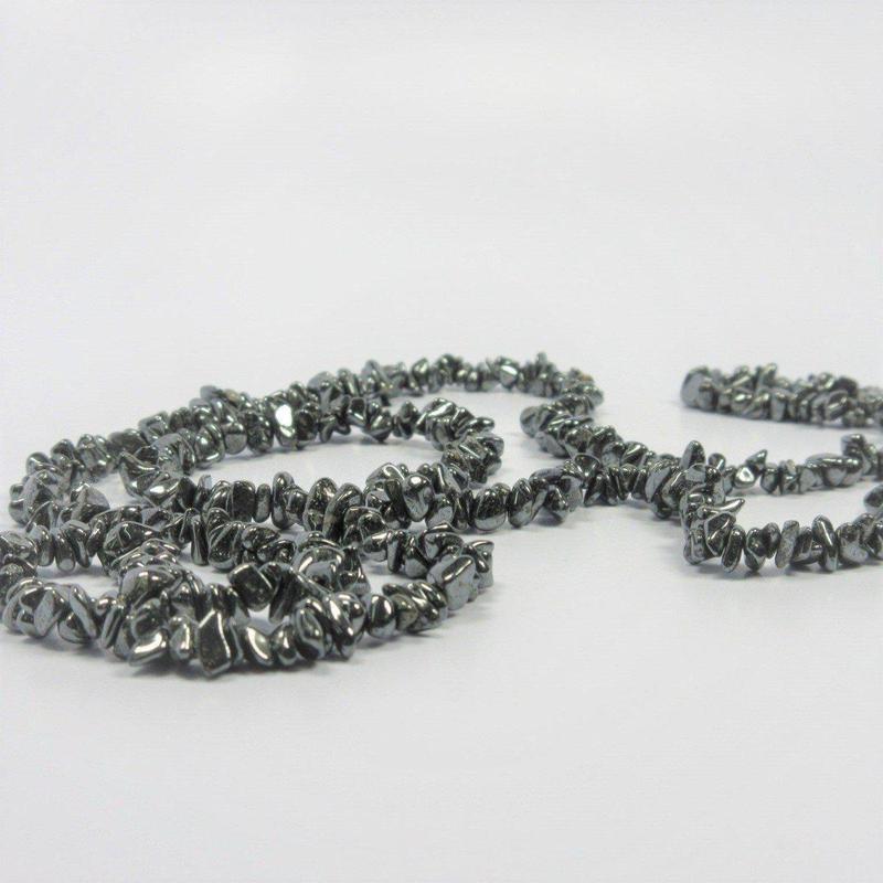 Hematite Chip Necklace-Nature's Treasures