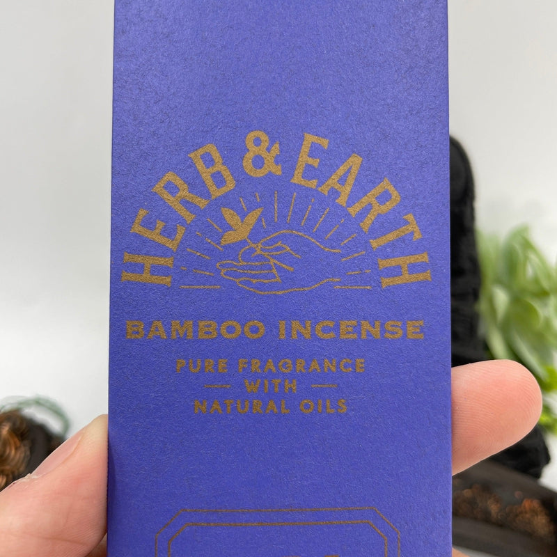 Herb & Earth "Lavender" Bamboo Incense Sticks-Nature's Treasures