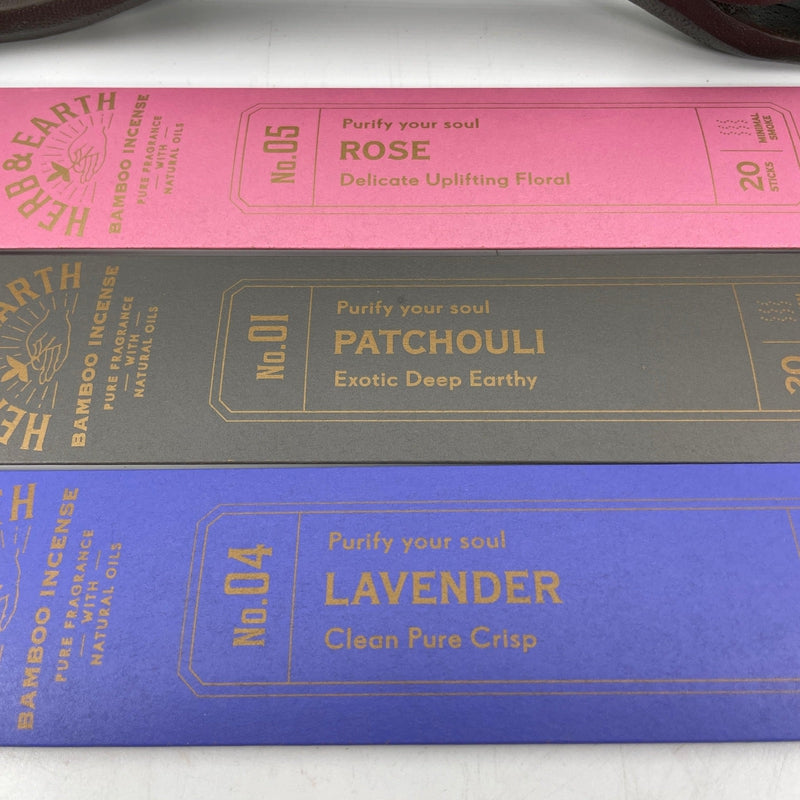 Herb & Earth "Patchouli" Bamboo Incense-Nature's Treasures