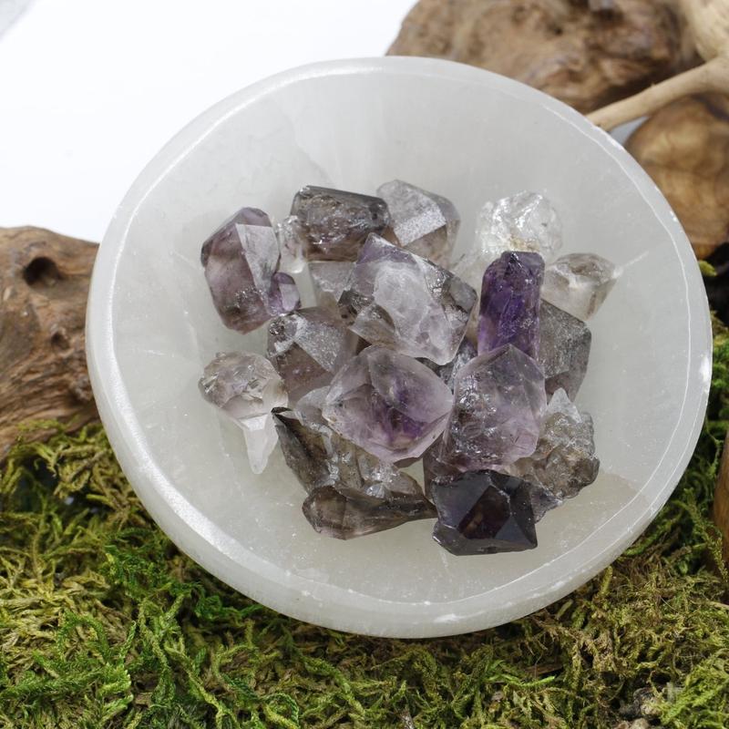 High Quality Elestial Etched Amethyst From Brazil || Mini || Spiritual Awakening-Nature's Treasures