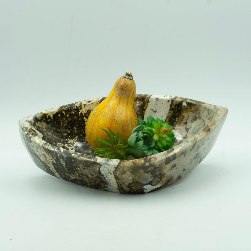 High Quality Ocean Jasper Leaf Bowls || Jumbo || Madagascar-Nature's Treasures
