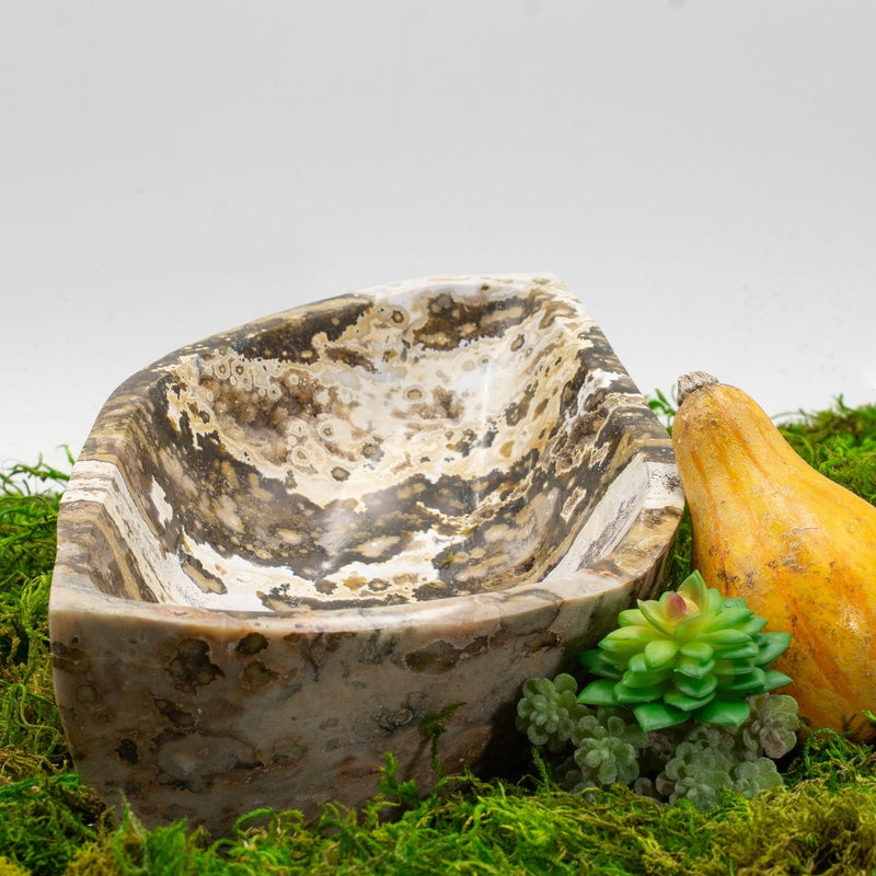 High Quality Ocean Jasper Leaf Bowls || Jumbo || Madagascar-Nature's Treasures