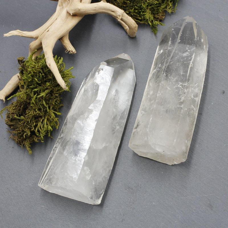 High Quality Semi-Polished Lemurian Seed Point || Medium-Nature's Treasures