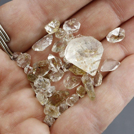 High-Vibe Golden Enhydro Quartz Specimens Zard Mountains, Pakistan-Nature's Treasures