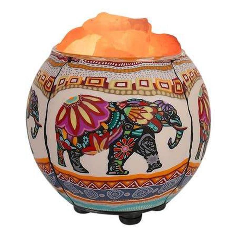 Himalayan Elephant Salt Lamp & Essential Oil Diffuser-Nature's Treasures