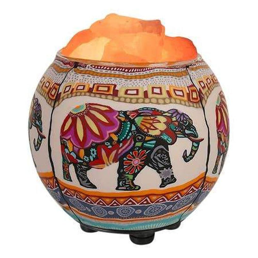 Himalayan Elephant Salt Lamp & Essential Oil Diffuser-Nature's Treasures