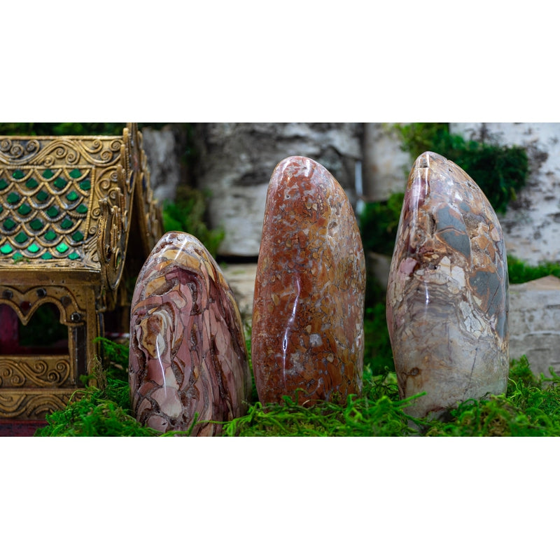 Ibis Jasper Free Forms || Heightens Intuition, Healing Past Trauma || Madagascar-Nature's Treasures