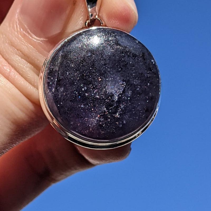 Iolite Sunstone Pendants || .925 Sterling Silver-Nature's Treasures