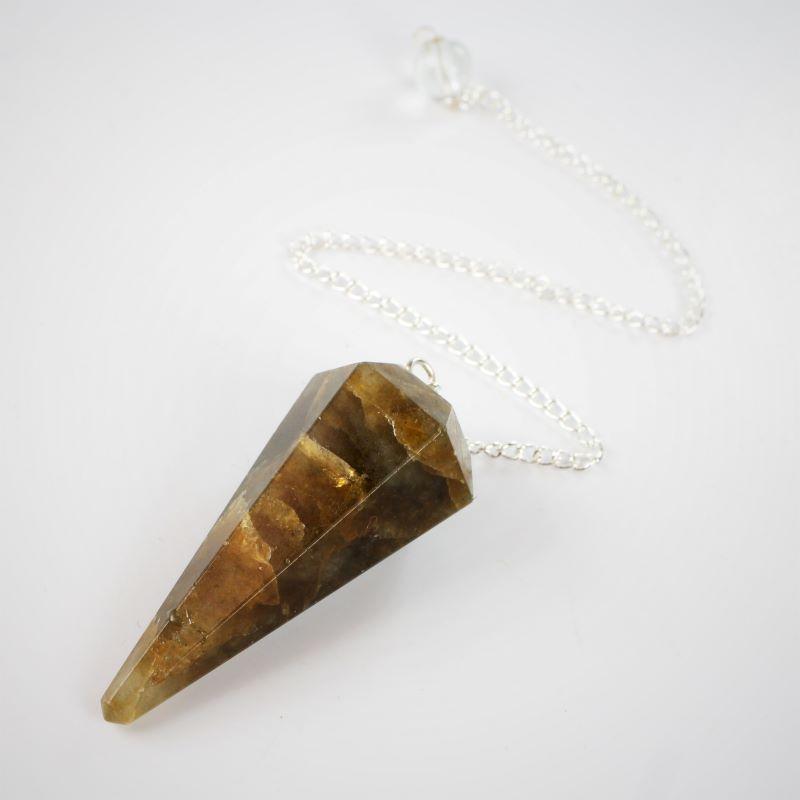 Labradorite Crystal Pendulum-Nature's Treasures