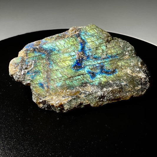 Labradorite Rough Single Raw Chunk || Psychic Protection, Willpower Enhancer|| Madagascar-Nature's Treasures