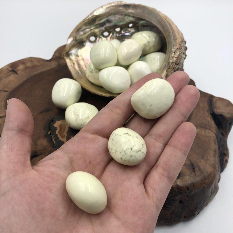 Lemon Chrysoprase Tumble-Nature's Treasures