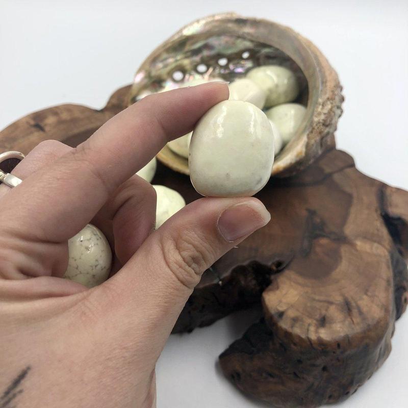 Lemon Chrysoprase Tumble-Nature's Treasures