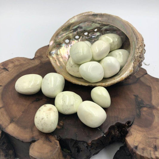 Lemon Chrysoprase Tumble-Nature's Treasures