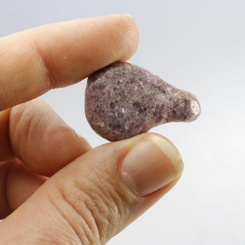 Lepidolite Tumble Stone From Brazil || Stress Releaser-Nature's Treasures