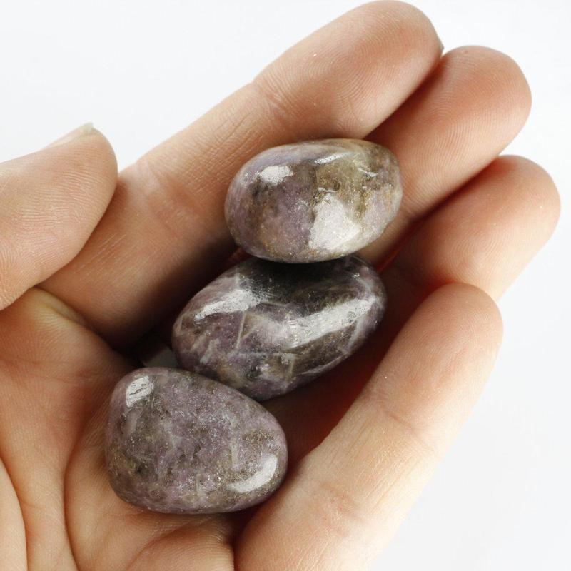 Lepidolite Tumble Stone || Worry Releaser-Nature's Treasures