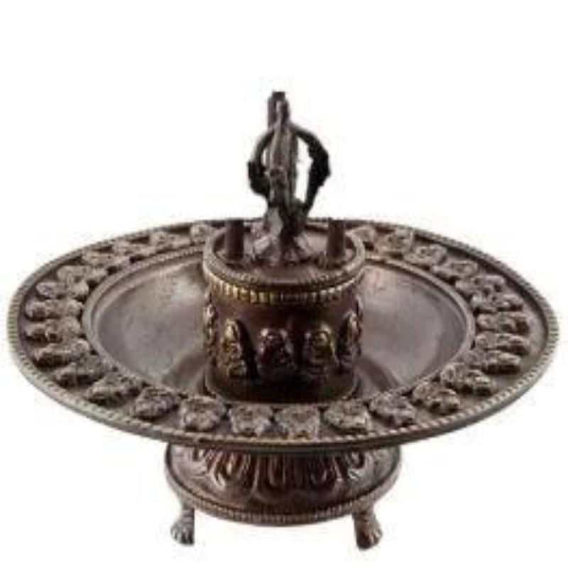 Lord Buddha Antique Tibetan Incense Burner-Nature's Treasures