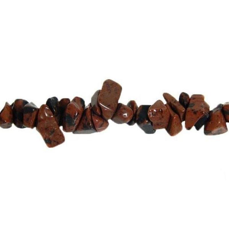 Mahogany Obsidian Chip Necklace-Nature's Treasures