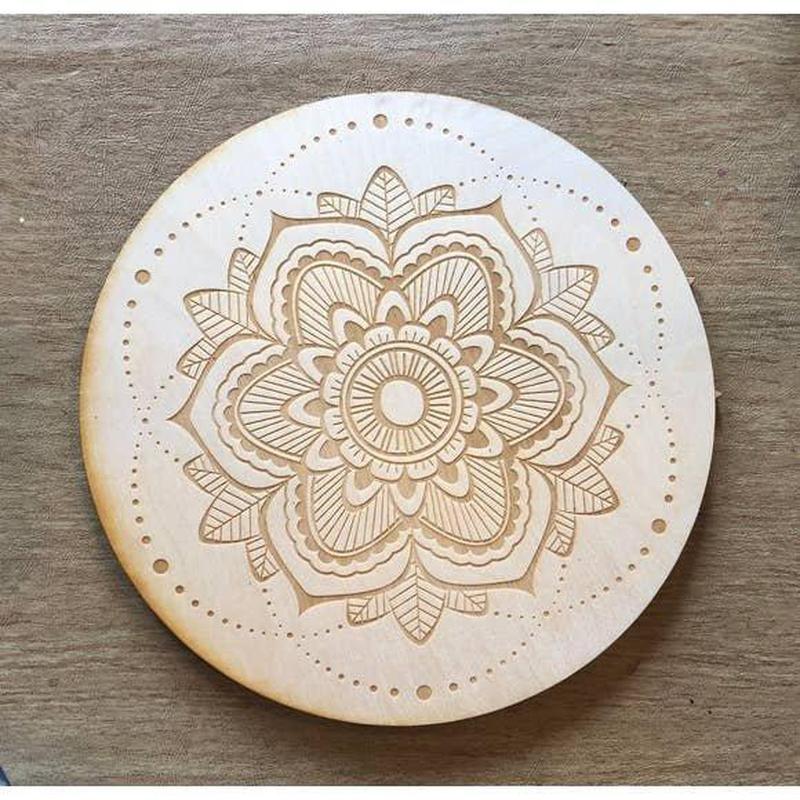 Mandala Crystal Grid Round /Medium-Nature's Treasures