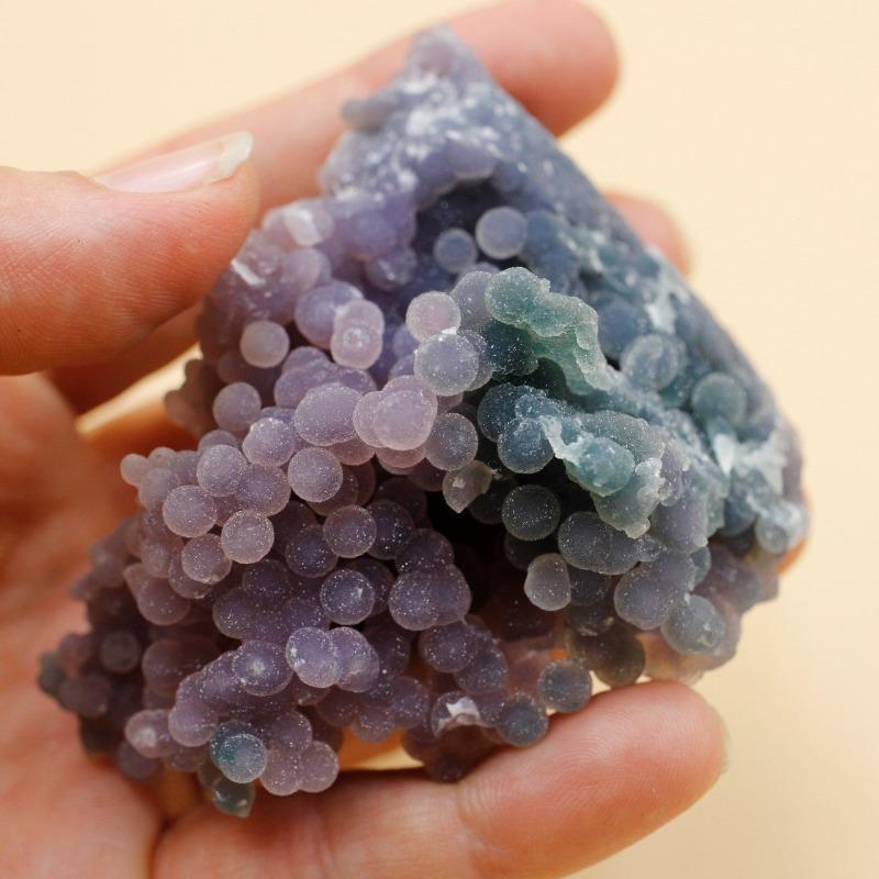 Medium 2" Raw Grape Agate Cluster Specimen Mamuju Region, Sulawesi-Nature's Treasures