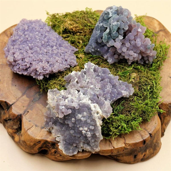 Grape Agate offers Crystal Rock Gemstone Specimen