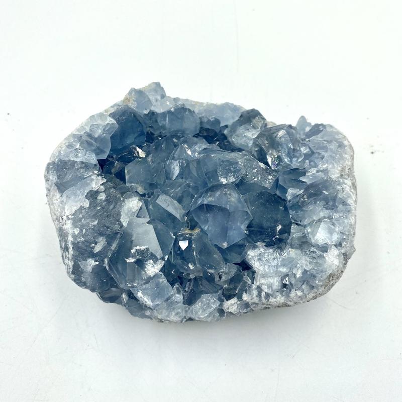 Medium Natural Blue Celestite Cluster from Madagascar-Nature's Treasures