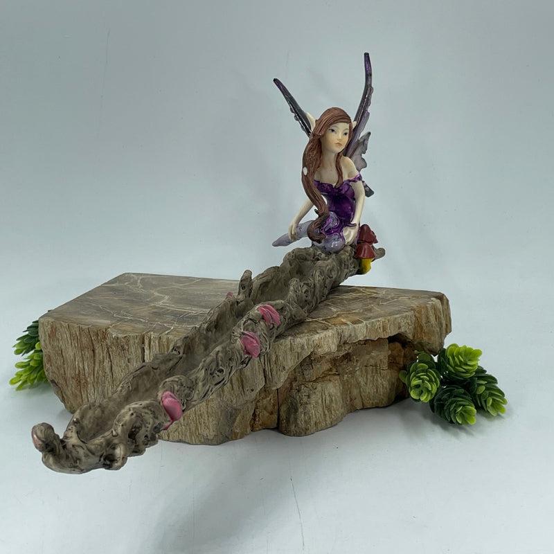 Mystic Purple Pixie Fairy Incense Holder || Magical, Inner Child, Joy-Nature's Treasures