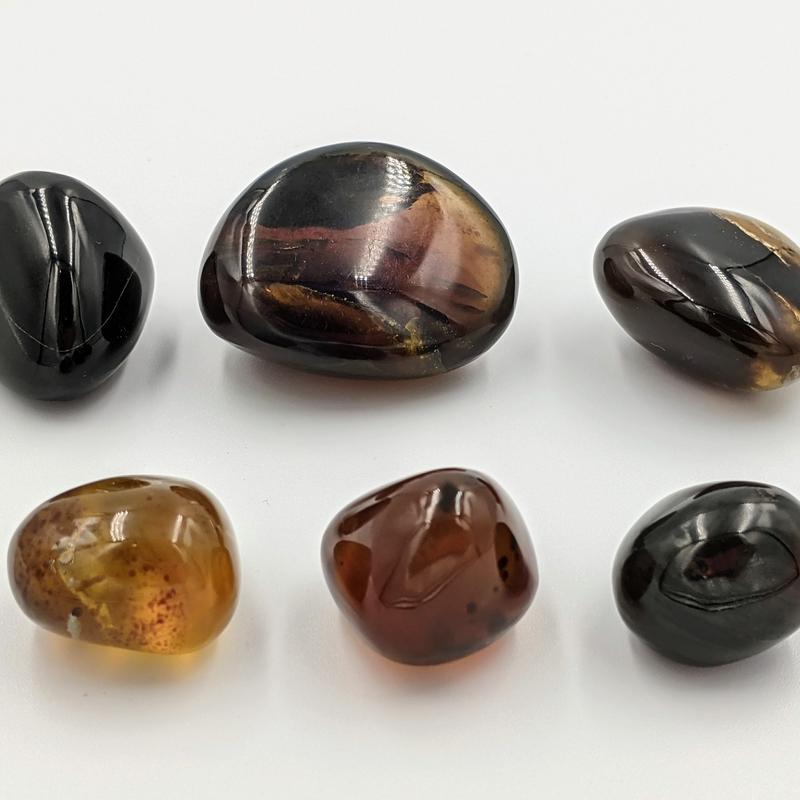 Natural Amber Tumble Stone || Cleansing, Security || Indonesia-Nature's Treasures