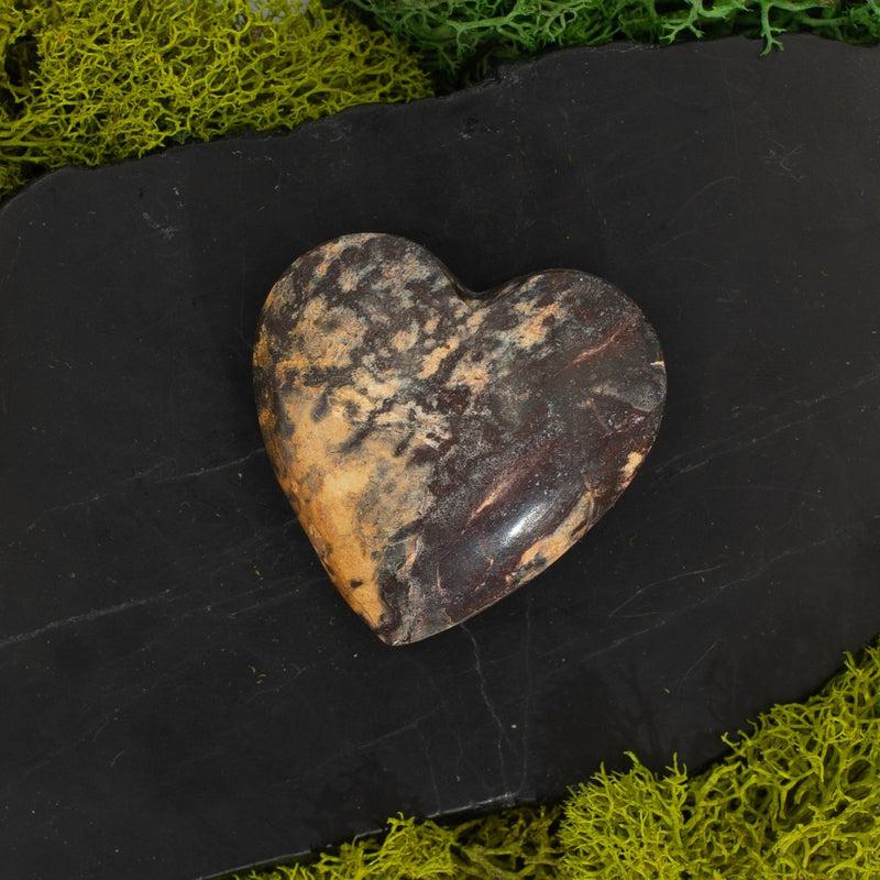 Natural Batik Jasper Pocket Hearts || Balancing, Integration Stone || Madagascar-Nature's Treasures