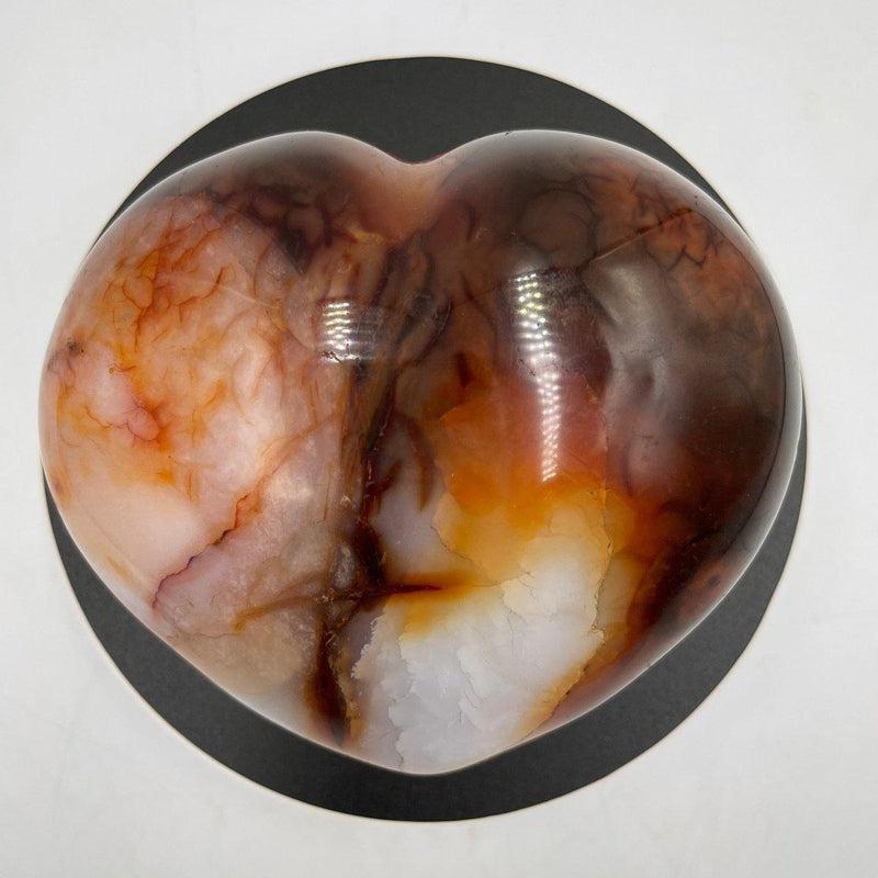 Natural Carnelian Puff Hearts Imported from Madagascar-Nature's Treasures