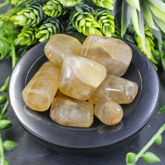 Natural Citrine Tumble Stone || Cleansing, Manifestation, Courage || India-Nature's Treasures