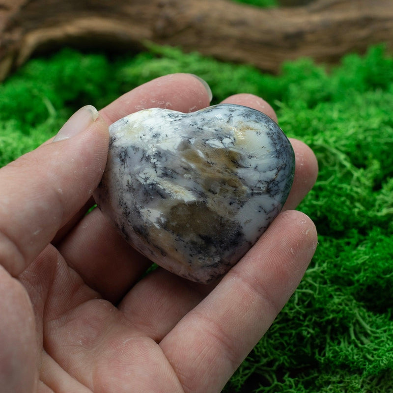 Natural Common White Opal Pocket Hearts || Cleansing, Energy Release || Australia-Nature's Treasures