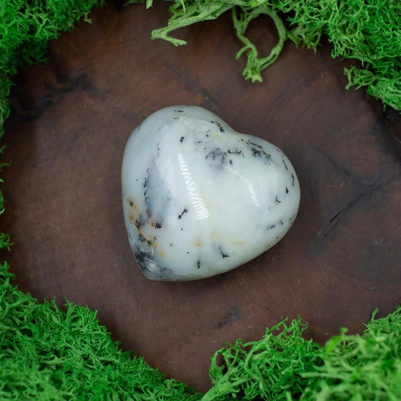 Natural Common White Opal Pocket Hearts || Cleansing, Energy Release || Australia-Nature's Treasures