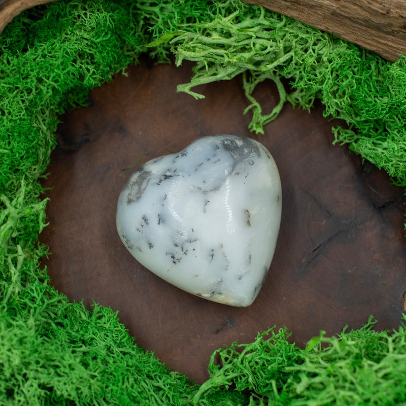 Natural Common White Opal Pocket Hearts || Cleansing, Energy Release || Australia-Nature's Treasures