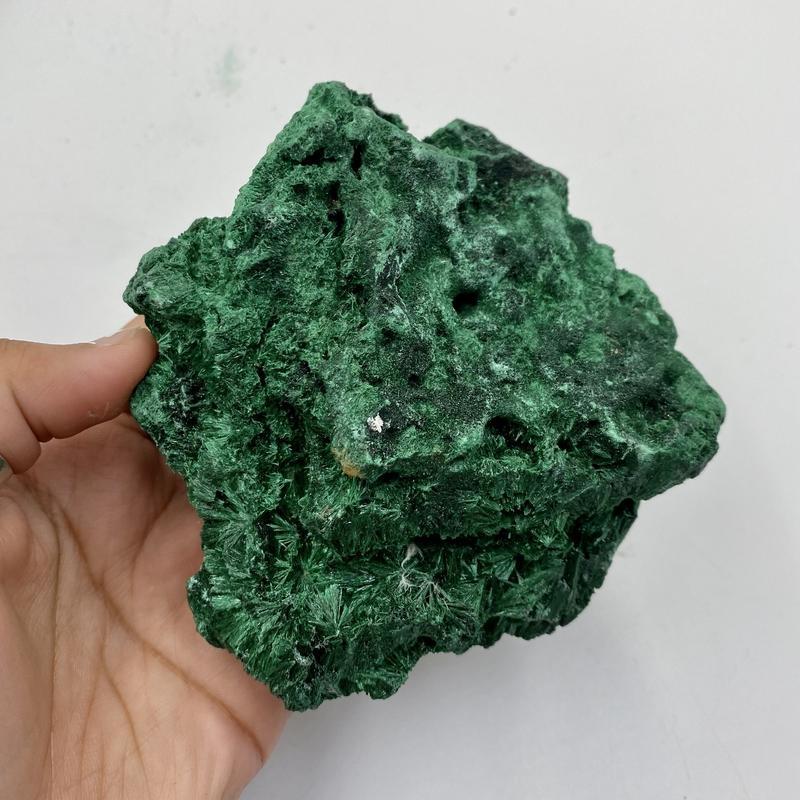 Natural Fibrous Malachite Cluster || Transformation, Emotional Blockages, Cleansing One's Energy || Large || From Shaba Province, Zaire-Nature's Treasures