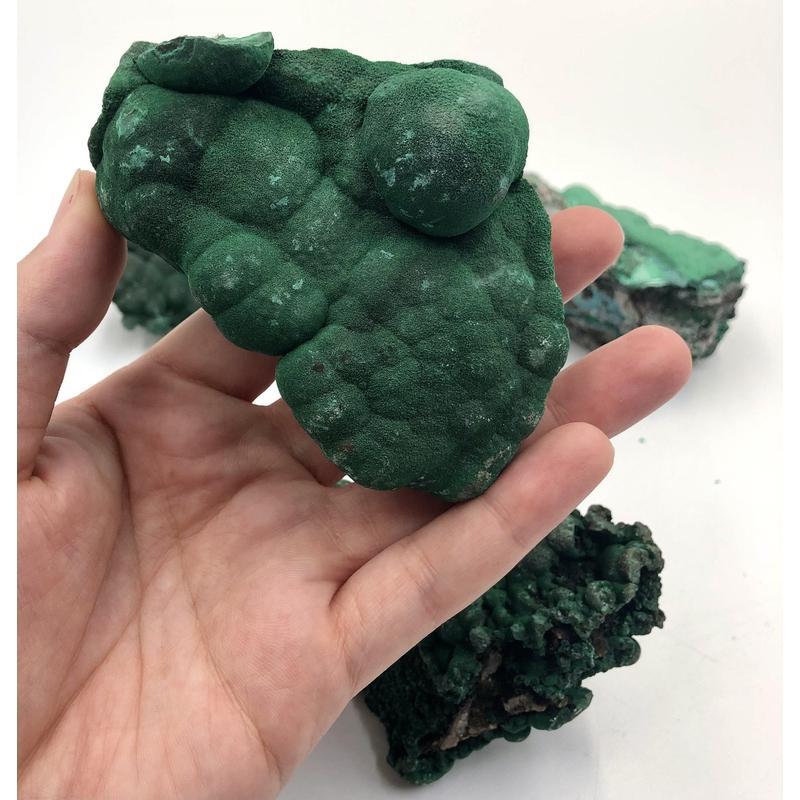Natural Fibrous Malachite With Chrysocolla Cluster || Communication, Emotional Blockages, Cleansing One's Energy || Medium || From Shaba Province, Zaire-Nature's Treasures