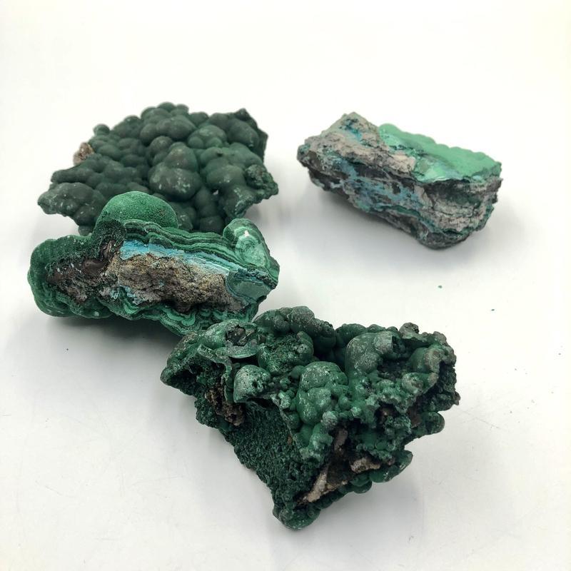 Natural Fibrous Malachite With Chrysocolla Cluster || Communication, Emotional Blockages, Cleansing One's Energy || Medium || From Shaba Province, Zaire-Nature's Treasures