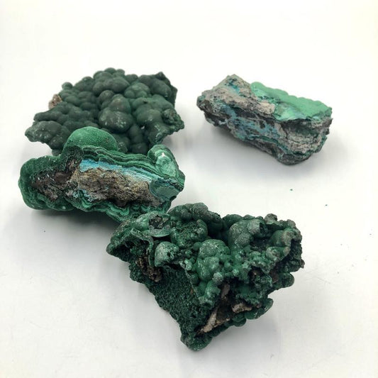 Natural Fibrous Malachite With Chrysocolla Cluster || Communication, Emotional Blockages, Cleansing One's Energy || Medium || From Shaba Province, Zaire-Nature's Treasures