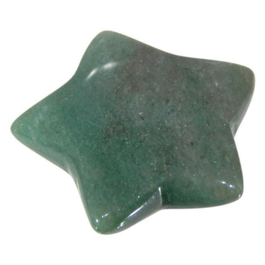 Natural Green Aventurine Star Carvings || Inner Love, Abundance || Brazil-Nature's Treasures