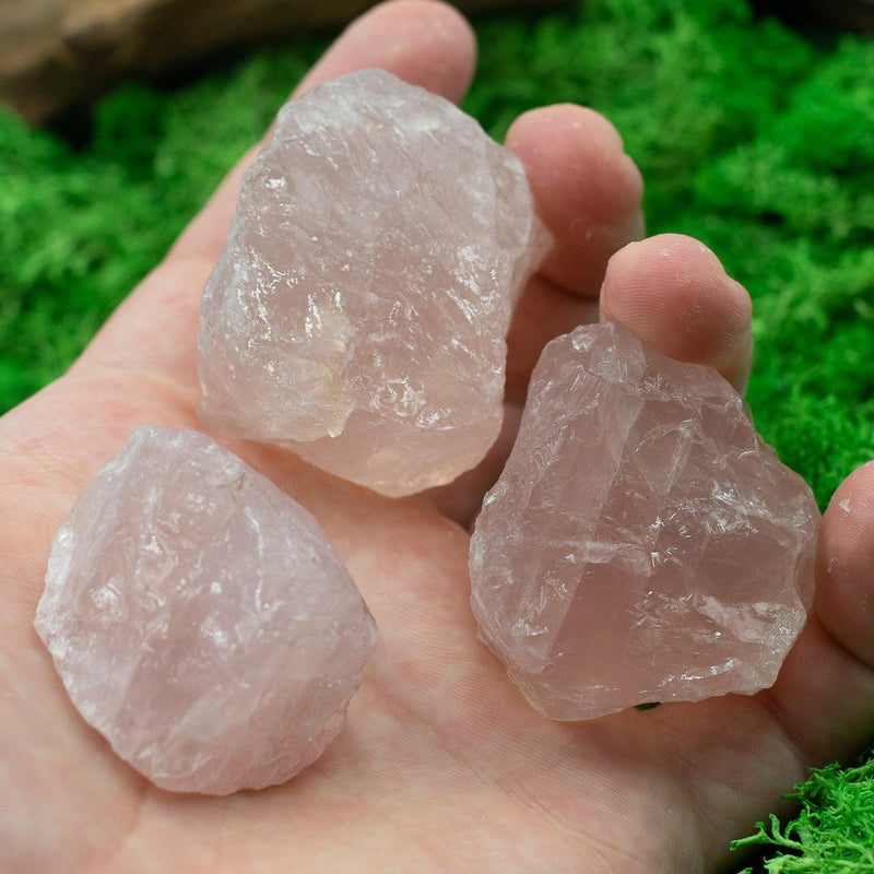 Natural High-Grade Small Rough Rose Quartz Piece || Madagascar-Nature's Treasures